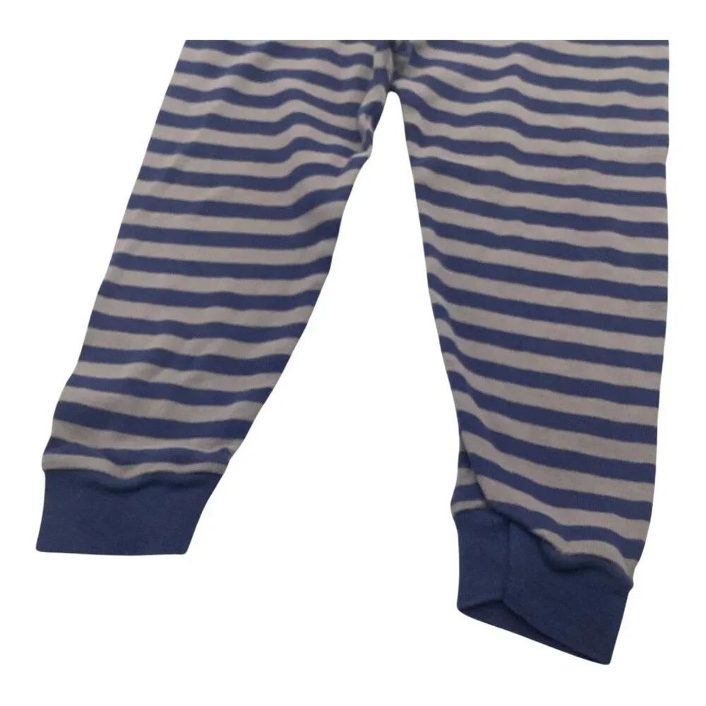 Sleep Tight Pajama Pants Grey & Blue Baby Girl Sz 24M‎ Striped Elastic Waistband